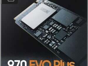 Samsung Disque SSD interne 970 EVO Plus 2 To PCIe NVMe M.2 (2280) (MZ-V7S2T0), noir