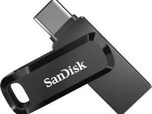 Clé USB à double connectique SanDisk Ultra Go pour les appareils USB Type-C, 32 Go