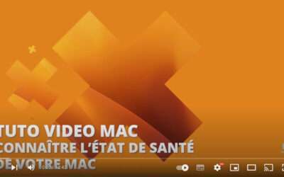 Connaitre l’état de santé de son Mac Partie 1 