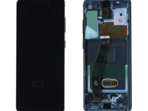 Écran Samsung Galaxy S20 4G (G980F) : S20 5G (G981B) Gris + Châssis Origine