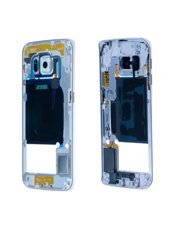 Châssis central Samsung Galaxy S6 Edge (G925F) Blanc Astral