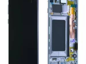 Écran Samsung Galaxy S10 (G973F) Blanc Prisme + Châssis Origine