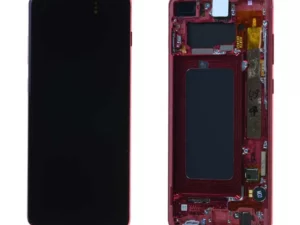 Écran Samsung Galaxy S10+ (G975F) Rouge + Châssis Origine
