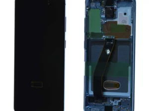 Écran Samsung Galaxy S20 4G (G980F) / S20 5G (G981B) Bleu + Châssis Origine