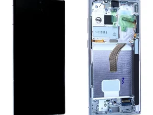 Écran Samsung Galaxy S22 Ultra 5G (S908B) Blanc + Châssis Origine