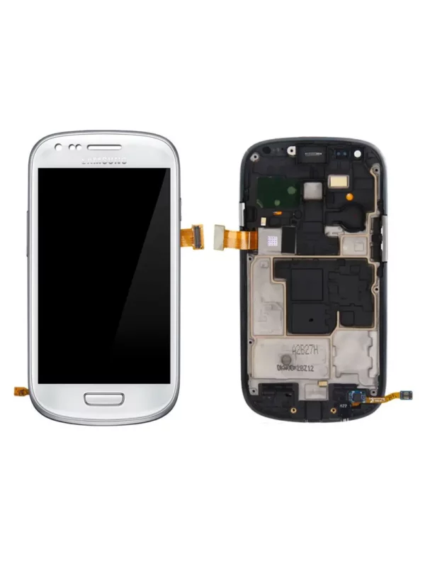 Écran Samsung Galaxy S3 Mini (i8190) Blanc + Châssis Origine