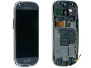 Écran Samsung Galaxy S3 Mini (i8190) Gris + Châssis Origine