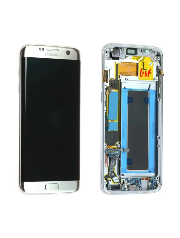 Écran Samsung Galaxy S7 Edge (G935F) Argent Titane + Châssis Origine