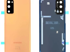 Vitre Arrière Samsung Galaxy S20 FE 4G (G780F) / S20 FE 5G (G781B) Orange Origine