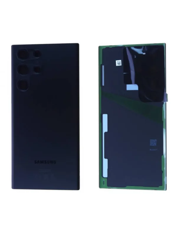 Vitre arrière Samsung Galaxy S22 Ultra (S908B) Noir Origine