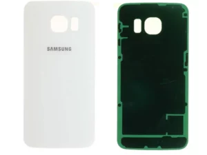 Vitre arrière Samsung Galaxy S6 Edge (G925F) Blanc Astral