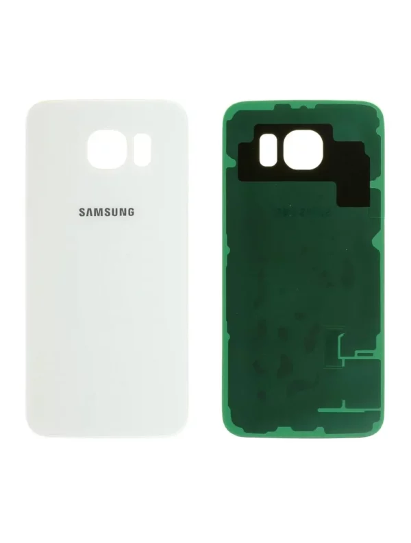 Vitre arrière Samsung Galaxy S6 (G920F) Blanc Astral