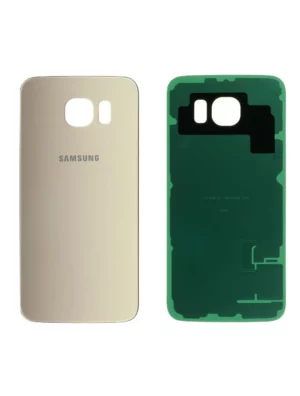 Vitre arrière Samsung Galaxy S6 (G920F) Or Stellaire