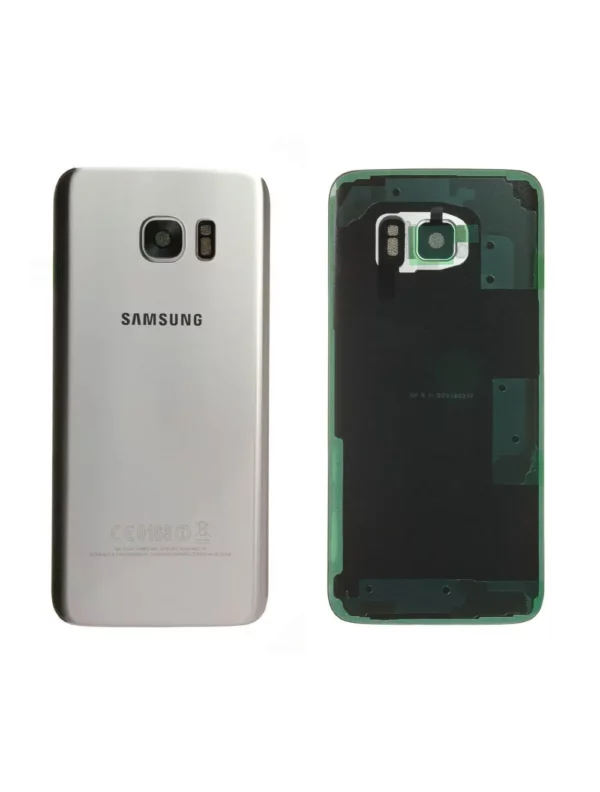 Vitre arrière Samsung Galaxy S7 Edge (G935F) Argent Titane Origine