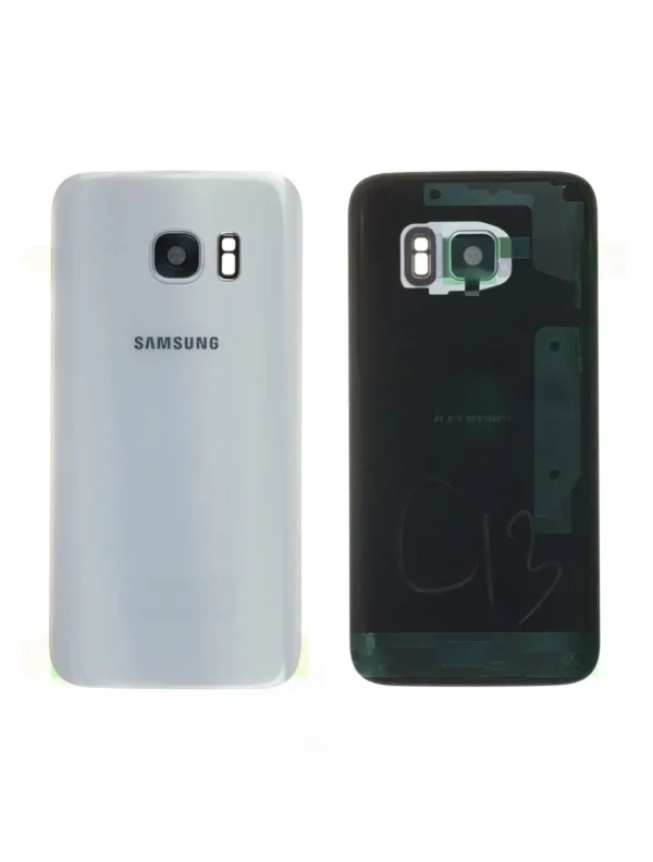 Vitre arrière Samsung Galaxy S7 (G930F) Blanc Perle Origine