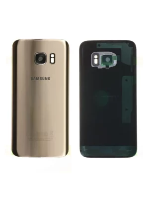 Vitre arrière Samsung Galaxy S7 (G930F) Or Platine Origine