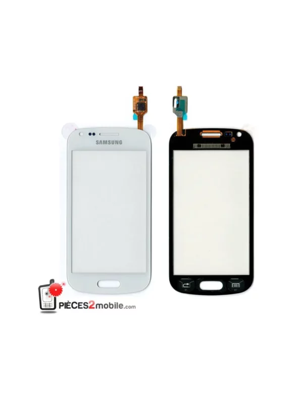 Vitre tactile Samsung Galaxy Trend S7560 S7562 Blanc