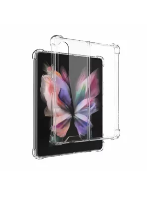 Coque silicone angle renforcé Samsung Galaxy Z Fold3 5G (F926B) Transparent