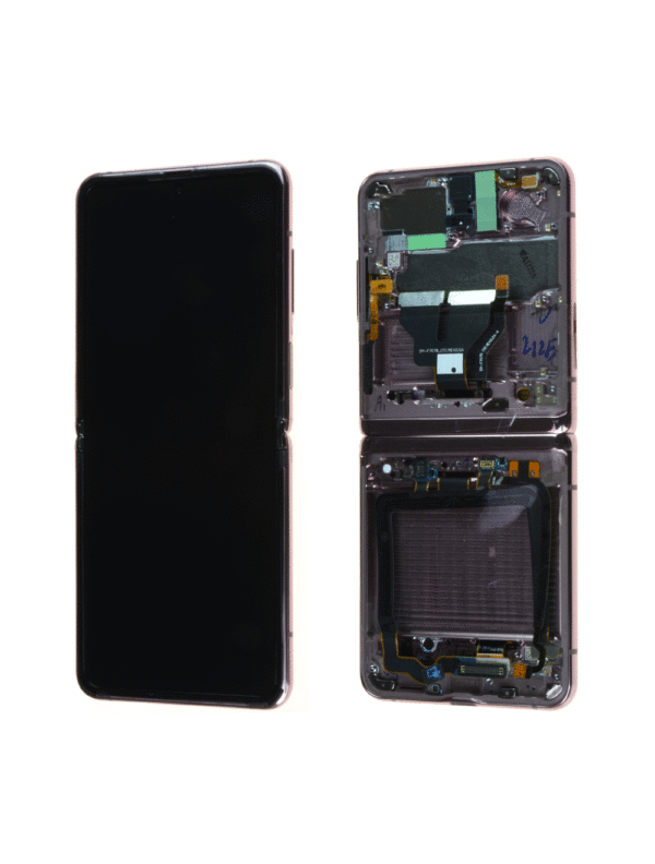 Écran Samsung Galaxy Z Flip 5G (SM-F707B) Violet + Châssis Origine