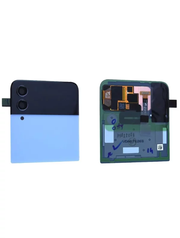 Vitre arrière Samsung Galaxy Z Flip4 5G (F721B) (Haut) Bleu Origine