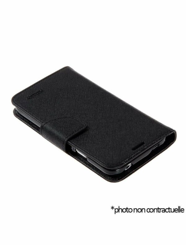 Housse Simili-cuir Mercury Huawei P30 Noir