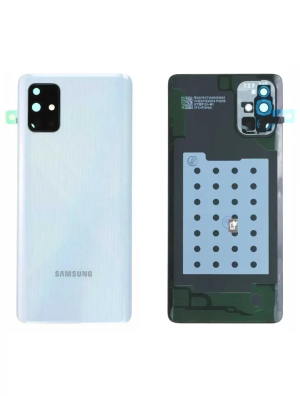 Vitre Arrière Samsung Galaxy A71 (A715F) Blanc Origine