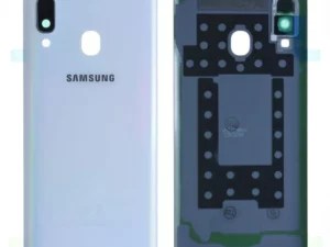Vitre arrière Samsung Galaxy A40 (A405F) Blanc Origine