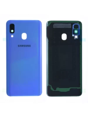 Vitre arrière Samsung Galaxy A40 (A405F) Bleu Origine