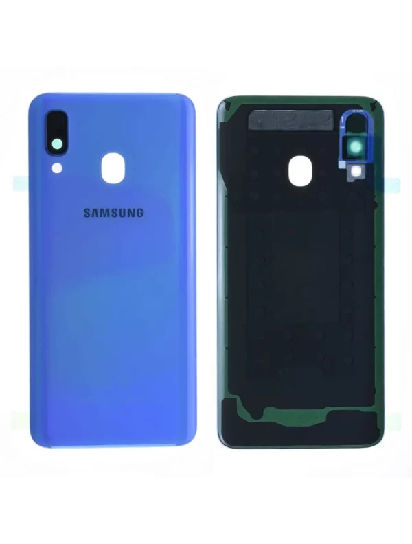 Vitre arrière Samsung Galaxy A40 (A405F) Bleu Origine