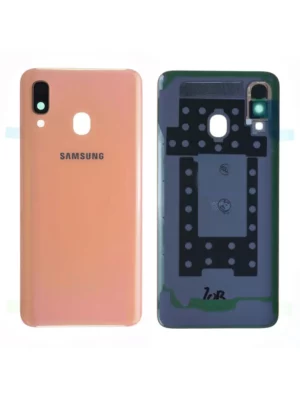 Vitre arrière Samsung Galaxy A40 (A405F) Corail Origine