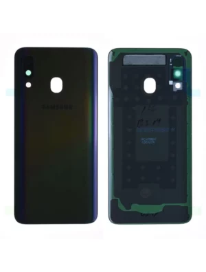 Vitre arrière Samsung Galaxy A40 (A405F) Noir Origine