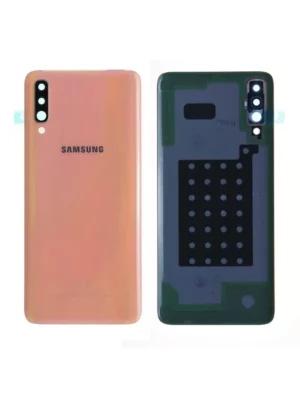 Vitre arrière Samsung Galaxy A70 (A705F) Corail Origine