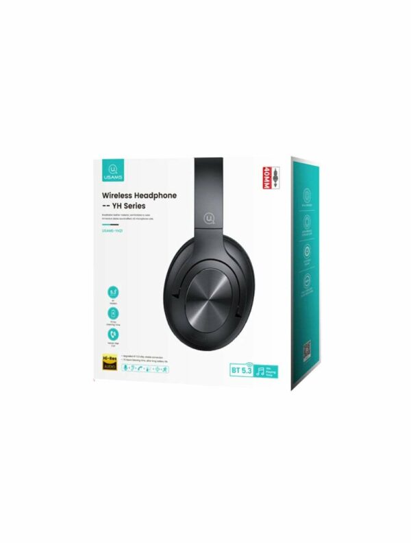 Casque Bluetooth 5.3 sans fil 70 heures d'écoute Usams YH21 Noir