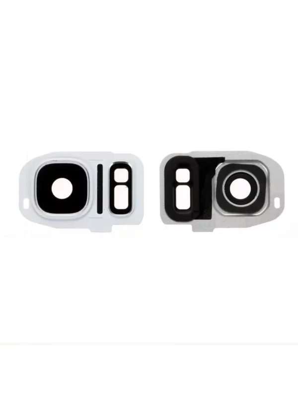 Contour / Vitre cache caméra Samsung Galaxy S7 (G930F) / S7 Edge (G935F) Blanc