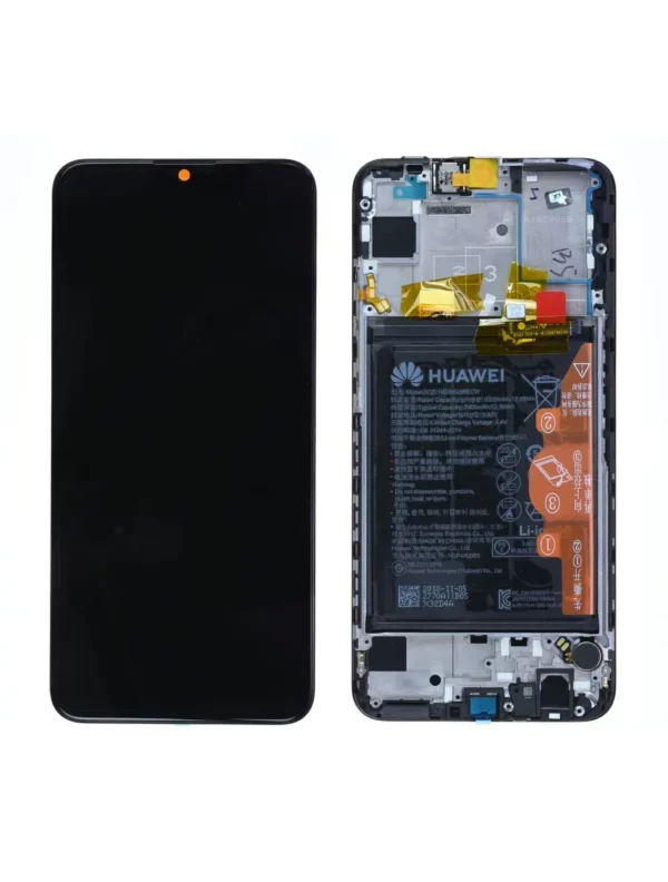 Écran Huawei P Smart 2019 Noir + Châssis : Batterie Origine