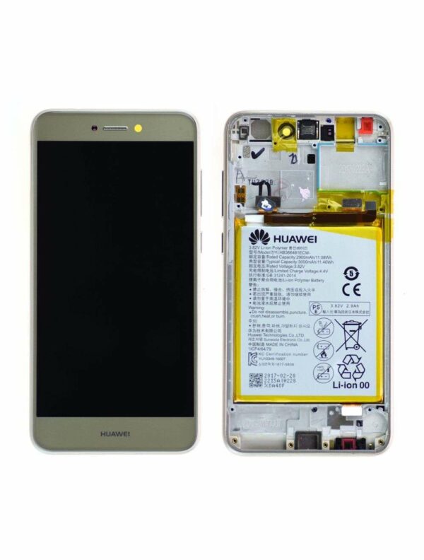 Écran Huawei P8 Lite 2017 Or + Châssis : Batterie Origine