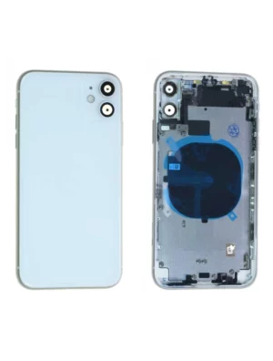 Vitre arrière + Châssis iPhone 11 Blanc