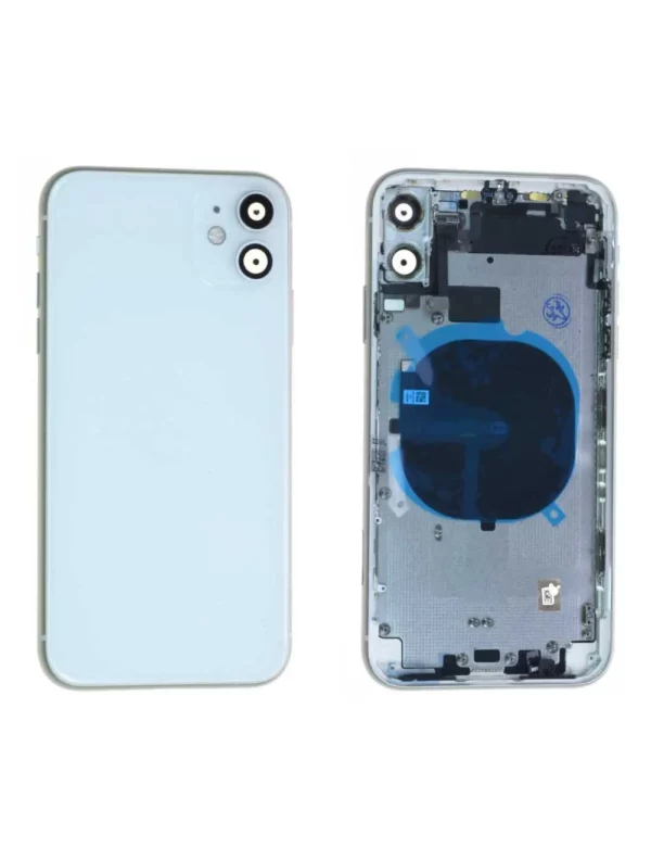 Vitre arrière + Châssis iPhone 11 Blanc