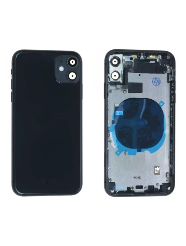 Vitre arrière + Châssis iPhone 11 Noir