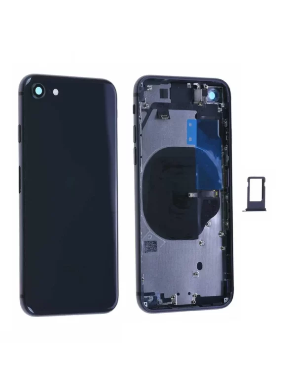 Vitre arrière + Châssis iPhone 8 Noir