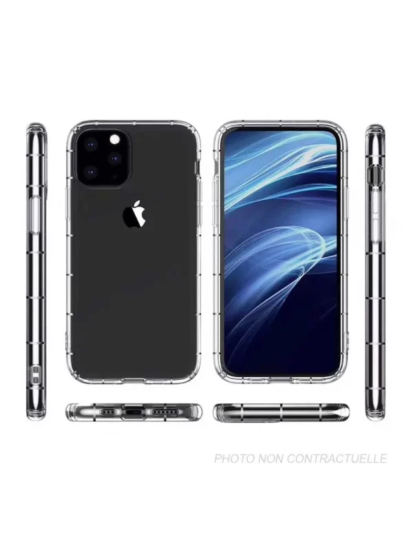 Coque Silicone Renforcé iPhone 11 Pro Transparent