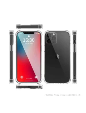 Coque angle renforcé + Protection Caméra iPhone 11 Pro Transparent