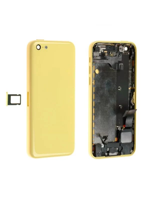 Coque arrière assemblée iPhone 5C Jaune