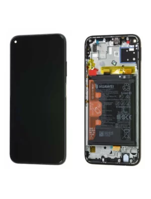 Écran Huawei P40 Lite Noir 4G + Châssis : Batterie Origine