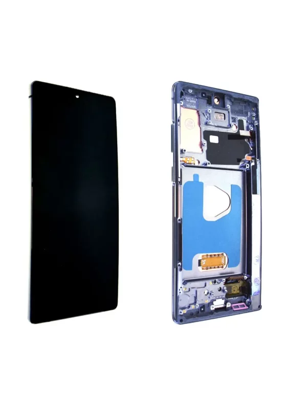 Écran Samsung Galaxy Note 20 (N981F) / (N980F) (Soft OLED) Optimum Noir + Châssis