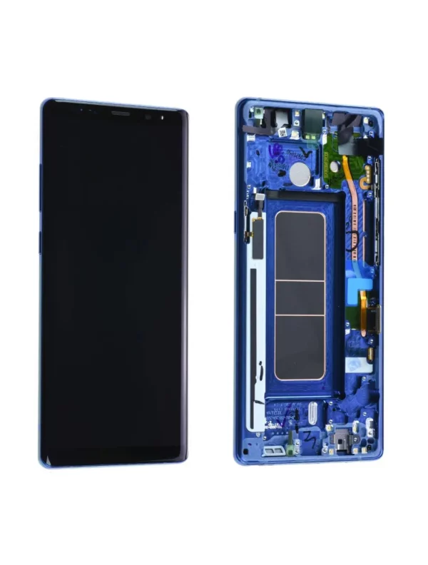 Écran Samsung Galaxy Note 8 (N950F) Bleu + Châssis Origine