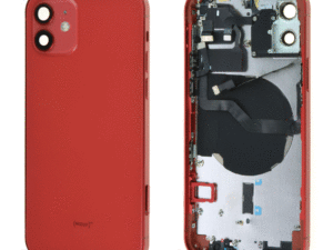 Vitre Arrière + Châssis iPhone 12 Rouge