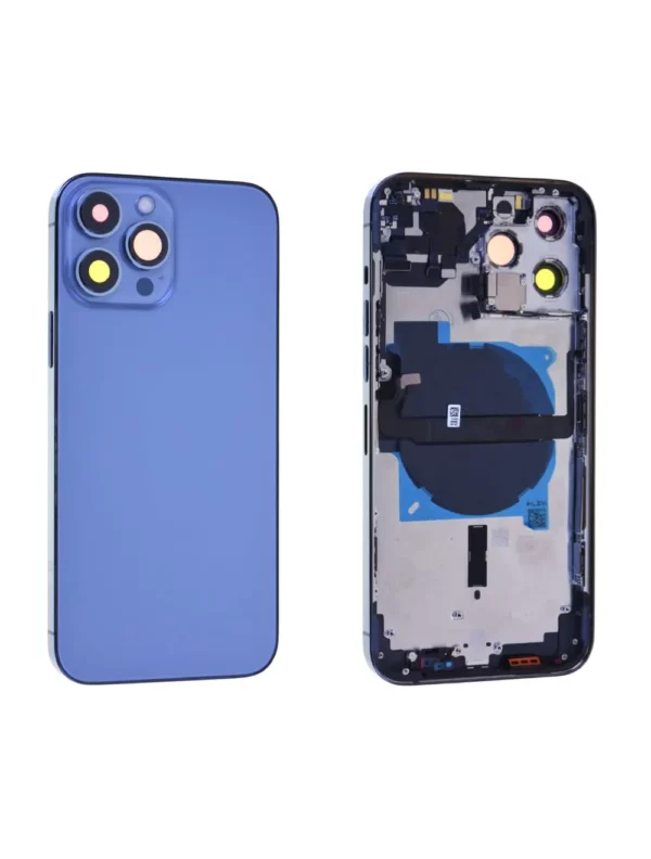 Vitre Arrière + Châssis iPhone 13 Pro Max Bleu