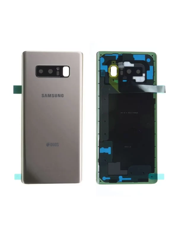 Vitre arrière (Duos) Samsung Galaxy Note 8 (N950F) Or Topaze Origine