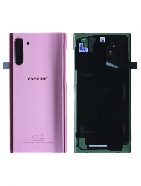 Vitre arrière Samsung Galaxy Note 10 (N970F) Rose Origine